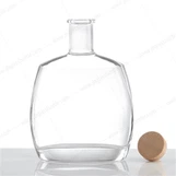 Ampolla de vidre de brandy de 750 ml