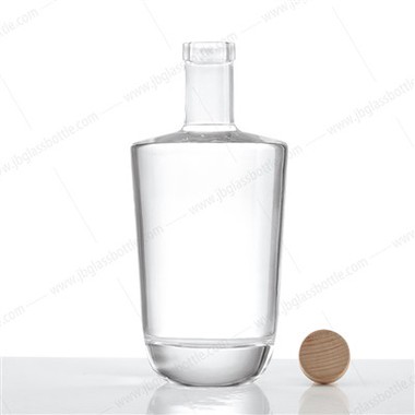 Ampolla de vidre de whisky amb tapa